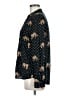 Maeve 100% Rayon Animal Print Black Long Sleeve Blouse Size 6 - photo 5
