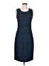 St. John Tweed Blue Cocktail Dress Size 6 - photo 1