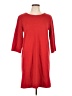 Gap Solid Red Casual Dress Size L - photo 1