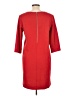 Gap Solid Red Casual Dress Size L - photo 2
