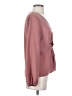Everly 100% Polyester Pink Long Sleeve Blouse Size S - photo 4