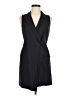 A.L.C. Black Blue Tuxedo Vest Size 6 - photo 1