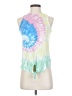 No Boundaries 100% Polyester Green Pink Tank Top Size S - photo 1