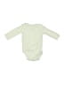 Just One Year by Carter's Solid Green Long Sleeve Onesie 3-6 MO / 6 MO - photo 2