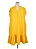 Ashley Stewart 100% Polyester Yellow Sleeveless Top Size 14 - 16 Plus - photo 1