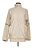 Nike 100% Polyester Solid Ivory Tan Track Jacket Size L - photo 1