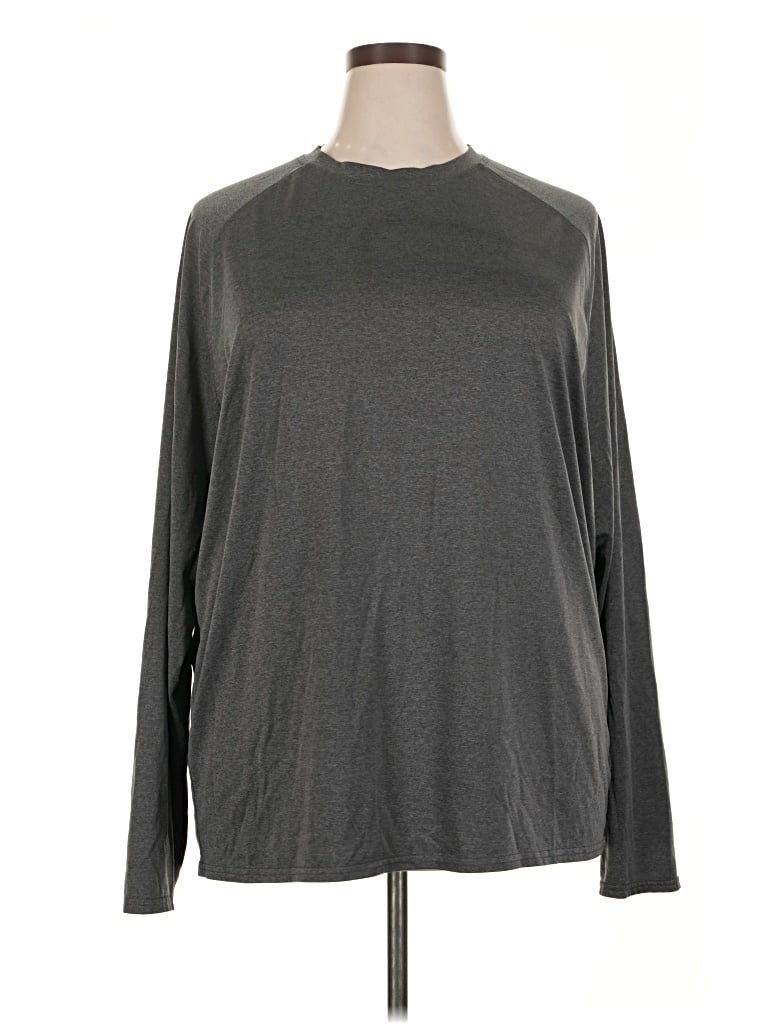 Pre-owned Bcg Long Sleeve T-shirt In Gray