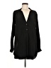 Zoa 100% Polyester Black Long Sleeve Blouse Size M - photo 1
