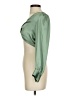 Zara 100% Polyester Green 3/4 Sleeve Blouse Size S - photo 5