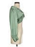 Zara 100% Polyester Green 3/4 Sleeve Blouse Size S - photo 4