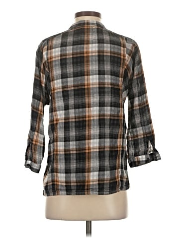 Broadway & Broome 3/4 Sleeve Button-Down Shirt (view 2)