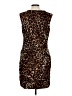 Assorted Brands Animal Print Brown Cocktail Dress Size L (estimated) - photo 2