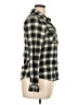 Love Notes 100% Cotton Plaid Green Long Sleeve Button-Down Shirt Size XL - photo 4