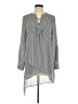 Chico's 100% Polyester Gray Long Sleeve Blouse Size Sm (0) - photo 1