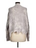 Main Strip 100% Acrylic Metallic Silver Pullover Sweater Size M - photo 2
