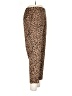 J.Crew Factory Store 100% Polyester Animal Print Brown Casual Pants Size 10 - photo 4
