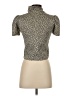 Zara Tan Short Sleeve Top Size S - photo 2