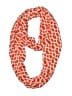 Unbranded 100% Polyester Animal Print Orange Scarf One size - photo 1