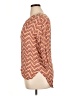 Stylus 100% Rayon Orange 3/4 Sleeve Blouse Size XL - photo 5