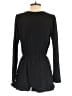Honey Punch Solid Black Romper Size S - photo 2