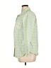 Talbots Checkered-gingham Yellow Long Sleeve Button-Down Shirt Size 1X - photo 5