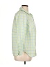 Talbots Checkered-gingham Yellow Long Sleeve Button-Down Shirt Size 1X - photo 4