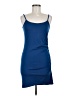 Unbranded Solid Blue Casual Dress Size M - photo 1