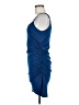 Unbranded Solid Blue Casual Dress Size M - photo 5