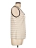 St. John Ivory Sleeveless Top Size L - photo 4