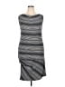Mossimo Stripes Gray Casual Dress Size XXL - photo 1