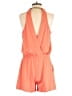 Bebe Solid Orange Romper Size S - photo 2