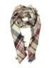 Unbranded Plaid Burgundy Tan Scarf One size - photo 1