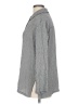 Evan Picone Chevron-herringbone Gray Long Sleeve Blouse Size L - photo 5