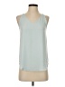 Ann Taylor LOFT 100% Polyester Teal Sleeveless Blouse Size XXS - photo 1