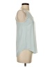 Ann Taylor LOFT 100% Polyester Teal Sleeveless Blouse Size XXS - photo 4