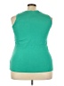 Roaman's Green Sleeveless Blouse Size 22 (1X) - photo 2