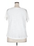 Solitaire 100% Polyester White Short Sleeve Top Size 2X - photo 2