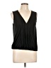 Max Studio 100% Rayon Black Sleeveless Blouse Size L - photo 1