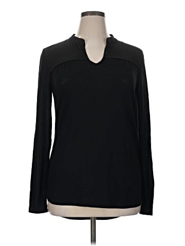 Ruff Hewn Long Sleeve Blouse (view 1)