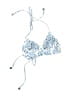 Unbranded Paisley Blue Swimsuit Top Size S (estimated) - photo 1