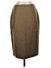 Brooks Brothers 100% Wool Solid Brown Tan Wool Skirt Size 2 - photo 1
