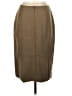 Brooks Brothers 100% Wool Solid Brown Tan Wool Skirt Size 2 - photo 2