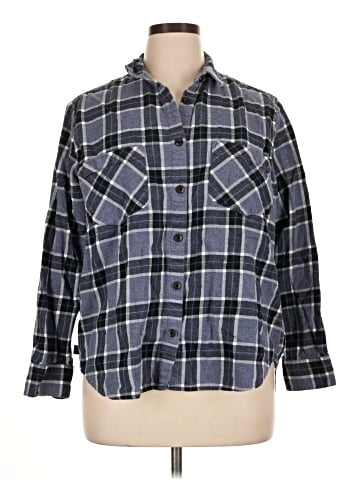 Stoic 3/4 Sleeve Button-Down Shirt (view 1)