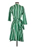 Lesley Evers Stripes Green Casual Dress Size XS - photo 2