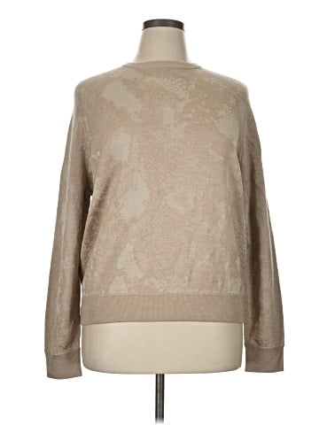 Lafayette 148 New York Long Sleeve Silk Top (view 1)