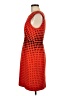 J.Crew 100% Polyester Polka Dots Orange Red Cocktail Dress Size 8 - photo 5