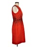 J.Crew 100% Polyester Polka Dots Orange Red Cocktail Dress Size 8 - photo 4