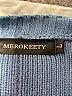 Merokeety 100% Acrylic Solid Blue Pullover Sweater Size L - photo 7