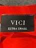 VICI 100% Polyester Solid Orange Red Cocktail Dress Size XS - photo 7