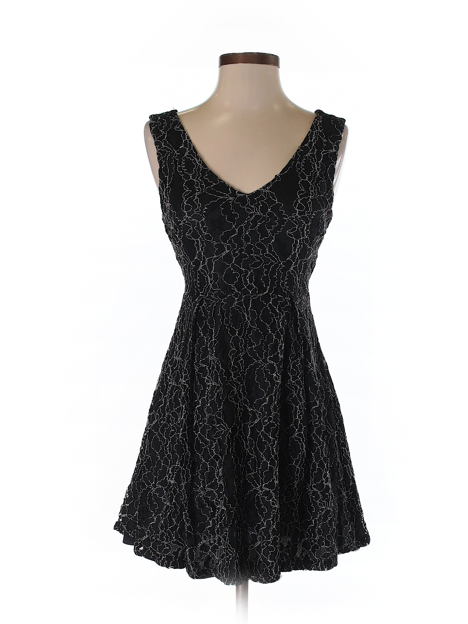 Sienna Sky 100% Polyester Print Black Casual Dress Size S - 75% off ...